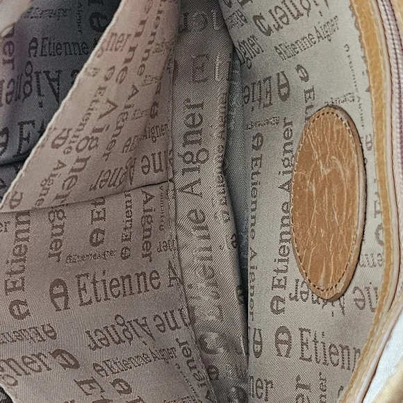 Etienne Aigner Signature Pattern Purse - Picture 7 of 8